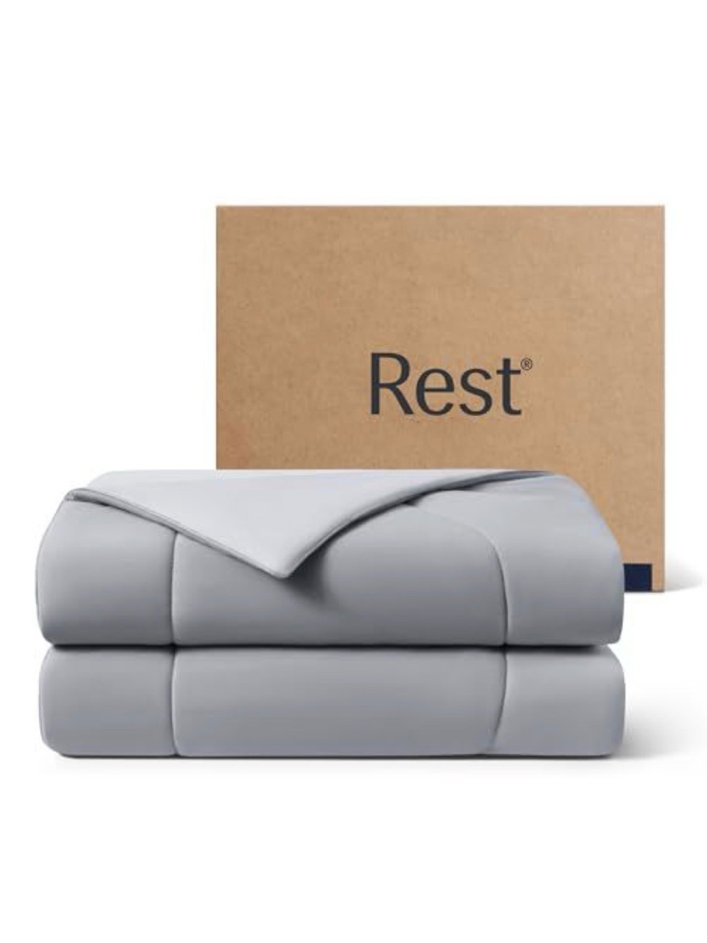 Rest® Evercool® Cooling Comforter Blanket for Hot Sleepers,Queen,New,Gray